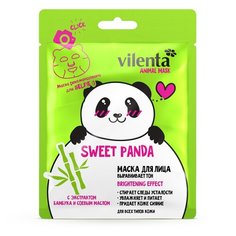 Vilenta маска Sweet Panda выравнивающая тон с экстрактом бамбука и соевым маслом, 28 мл