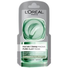 LOreal Paris маска Магия Глины Очищение и матирование, 6 мл