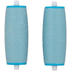Сменная насадка для роликовой пилки Scholl Velvet Smooth Wet & Dry средней жёсткости, голубой