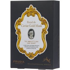 Frudia Омолаживающая маска для лица с экстрактом икры и золотом Royal de caviar gold mask, 20 мл, 10 шт.