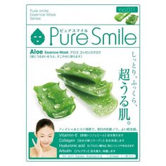 Sun Smile тканевая маска Pure smile Aloe Essence с экстрактом алоэ, 23 мл