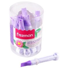 Fissman Набор щипцов для мастики и марципана, 10 шт., белый/фиолетовый
