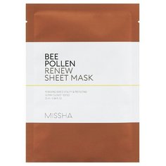 Missha Обновляющая тканевая маска Bee Pollen Renew Sheet Mask, 25 мл