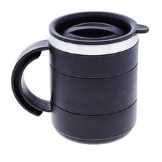 Термокружка TUNDRA Каркан, 0.45 л черный