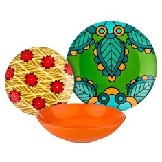 Столовый сервиз Lefard Amadeus 769-024, 6 персон, 18 предм., разноцветный