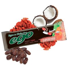 Ego Батончик фруктово-ореховый Superfood Годжи, 30 шт по 45гр ЭГО