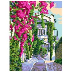 LORI Раскраска по номерам Итальянский дворик 28.5x38 см
