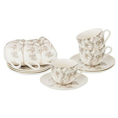 Чайный сервиз Lefard Букингем флер 115-341, 6 персон, 12 предм., белый