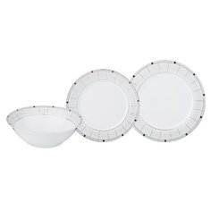 Столовый сервиз Lefard 767-023, 6 персон, 18 предм., белый/рисунок