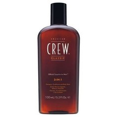 American Crew 3-IN-1 Шампунь, кондиционер и гель для тела 100 мл