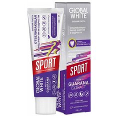 Зубная паста Sport 100 г с гуараной и перцем Global White