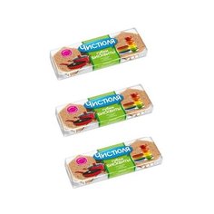 ЧИСТЮЛЯ 3 БИСКВИТ губки для посуды 3 шт. Набор из 3 шт