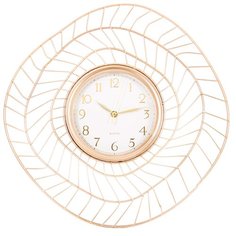 Часы настенные кварцевые La Geer 60807 золотистый