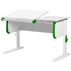 Стол детский ДЭМИ СУТ 25 120x55 см белый/зеленый/белый