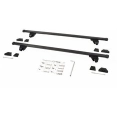 багажник AMOS Alfa на рейлинги для Great Wall Hover H5 (2010- н.в.), 1.3 м черный Амос