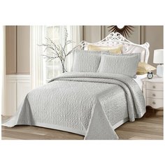 Комплект с покрывалом Cleo Blumarine 240х260 см, светло-серый