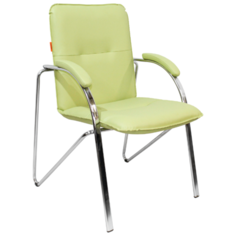 Стул Chairman 850, металл/искусственная кожа, цвет: фисташковый