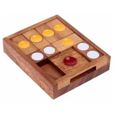 Головоломка Sima Toys Разноцветные круги 1487826 коричневый