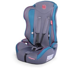 Автокресло группа 1/2/3 (9-36 кг) Babycare Upiter, голубой/серый