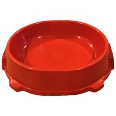 FAVORITE миска пластиковая нескользящая красная 0,22л