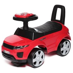 Каталка-толокар Babycare Sport Car с музыкальным рулем и резиновыми колесами (613W) красный