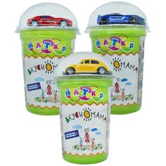 Кукурузные шарики в стакане с игрушкой "Мультикар" (ВКУСНОМАМА), 3шт.