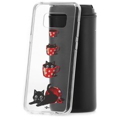 Чехол на Samsung Galaxy S8 Plus Kruche Print Котенок в чашке КruЧЕ