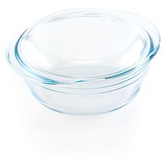 Кастрюля Sabatier из бесцветного жаростойкого стекла с крышкой, 1,6 л