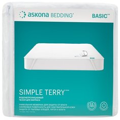 Защитный чехол на матрас Askona (Аскона) Simple Terry 200*180 см