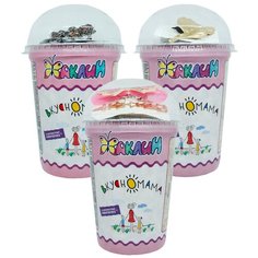 Воздушный рис в стакане с игрушкой "Жаклин" (ВКУСНОМАМА), 3шт.