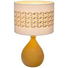 Лампа настольная Lamplandia L1129P YELLOW, Е14*макс 60Вт