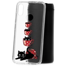 Чехол на Xiaomi Redmi Note 7 Kruche Print Котенок в чашке КruЧЕ