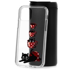 Чехол на iP 11 Pro Kruche Print Котенок в чашке КruЧЕ