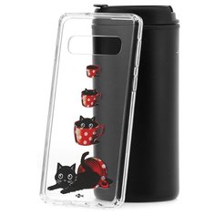 Чехол на Samsung Galaxy S10 Kruche Print Котенок в чашке КruЧЕ