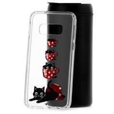 Чехол на Samsung Galaxy S10e Kruche Print Котенок в чашке КruЧЕ