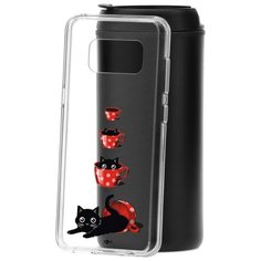 Чехол на Samsung Galaxy S8 Kruche Print Котенок в чашке КruЧЕ