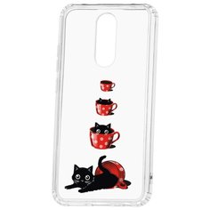 Чехол-накладка Xiaomi Redmi 8 Kruche Print Котенок в чашке КruЧЕ