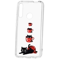 Чехол-накладка Huawei P Smart Z Kruche Print Котенок в чашке КruЧЕ