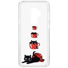 Чехол на Samsung Galaxy S9 Plus Kruche Print Котенок в чашке КruЧЕ