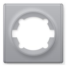 Рамка одинарная OneKeyElectro (серия Florence), цвет серый