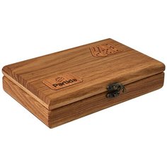 Домино Partida в дубовой шкатулке