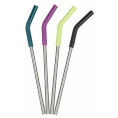Трубочки для стаканов Klean Kanteen Steel Straws - 4 шт цветные