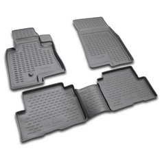Коврики в салон Element MITSUBISHI Pajero III 5D 1999-2006, 4 шт. (полиуретан, серые), NLC.35.05.211
