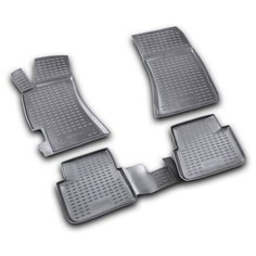 Коврики в салон Element SUBARU Impreza 2007->, 4 шт. (полиуретан, серые), NLC.46.07.211