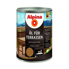 Масло Alpina Öl für Terrassen, средний, 0.75 л