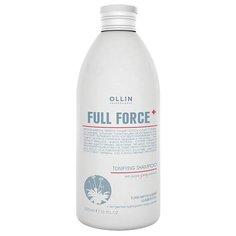 OLLIN Professional шампунь Full Force Tonifying тонизирующий с экстрактом пурпурного женьшеня, 300 мл