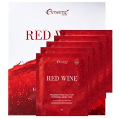 Esthetic House гидрогелевая маска Red Wine c экстрактом красного вина, 30 г, 5 шт.