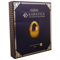 Karatica Дышащая маска из золотой фольги с лецитином, 30 мл, 5 шт.