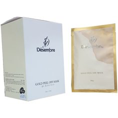 Desembre золотая отшелушивающая маска Gold Peel Off Mask, 35 г, 10 шт.