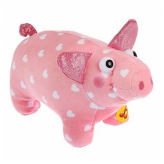 Мягкая игрушка Мульти-Пульти Деревяшки Поросёнок Хрю 15 см, муз. чип